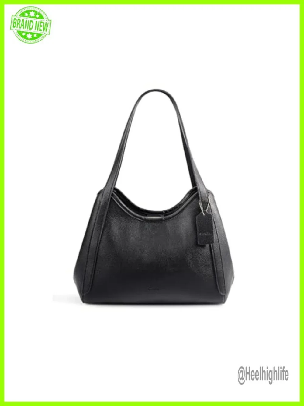 Hobo Bag Vegan Leather Shoulder Handbag Medium